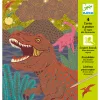 Djeco Karckép technika - Dinoszauruszok - Dinosaurs, 3–5 év, Többszínű