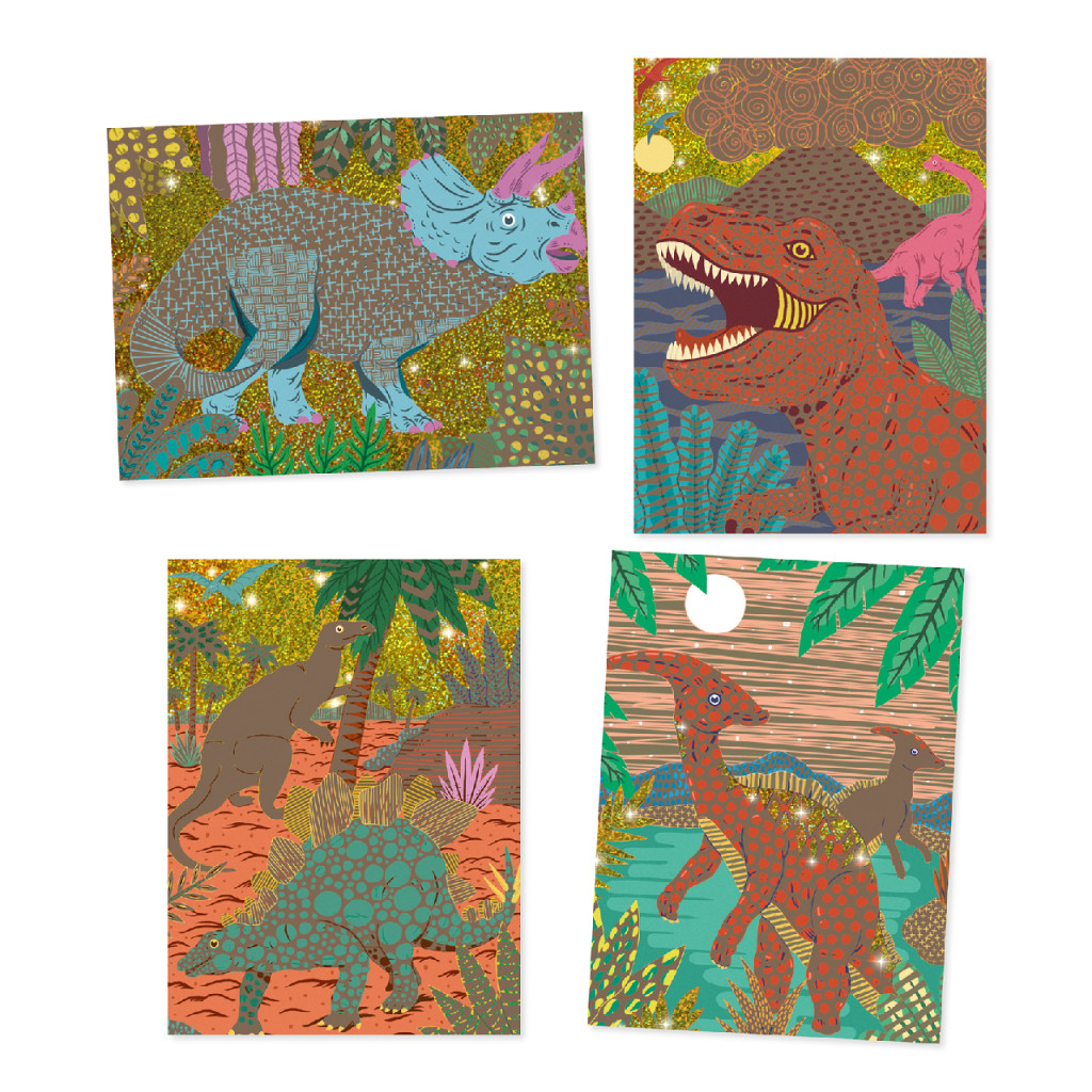 Karckép technika - Dinoszauruszok - Dinosaurs – alternatív kép 1