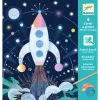 Djeco Karckép technika - Űrutazás - Cosmic mission, 3–5 év, Többszínű