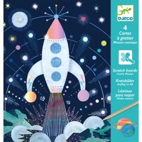 Djeco Karckép technika - Űrutazás - Cosmic mission, 3–5 év, Többszínű