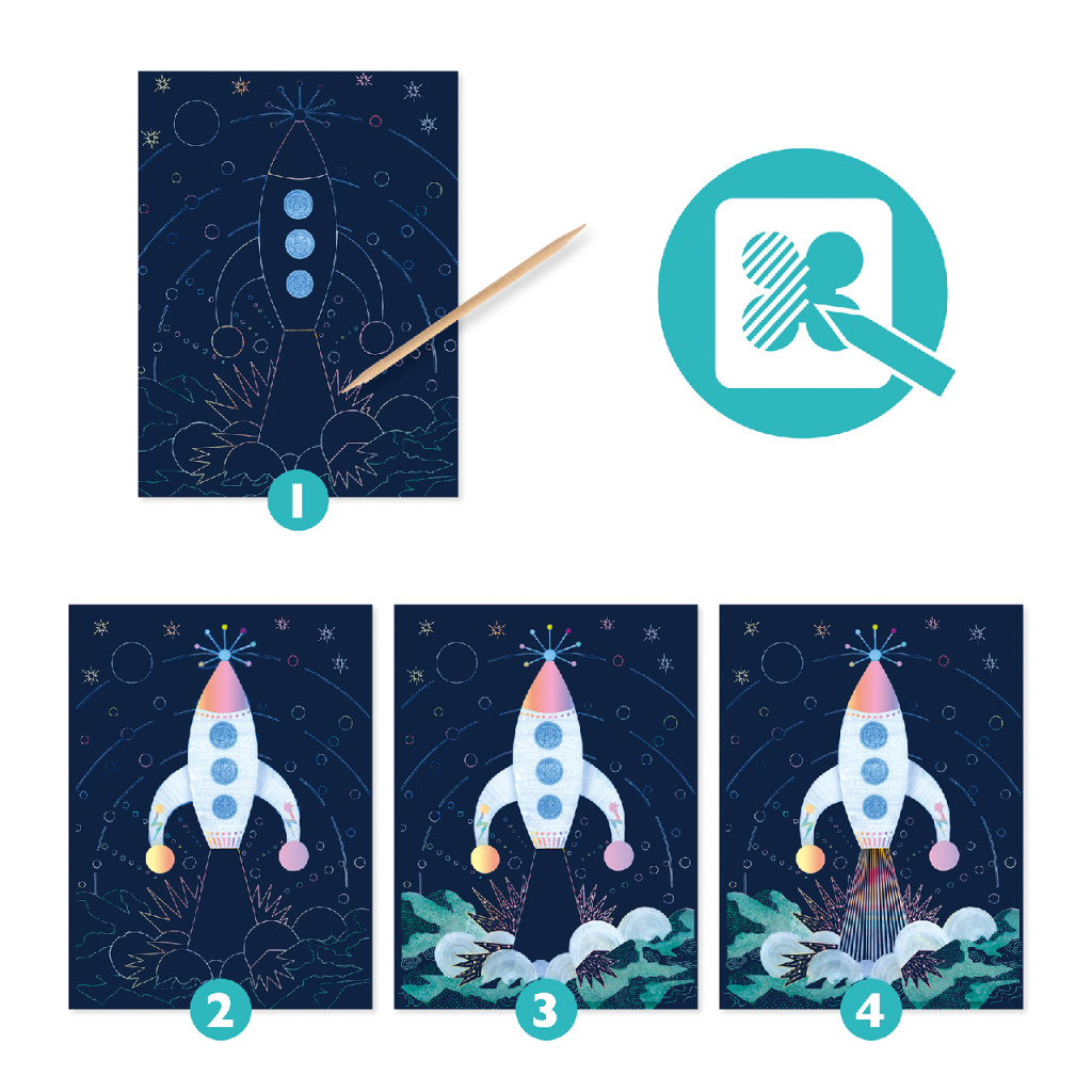 Karckép technika - Űrutazás - Cosmic mission – alternatív kép 2