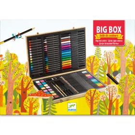 Djeco Nagy kreatív készlet - Big box of colours, 3–5 év, Többszínű