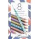 Djeco Színes ceruza készlet - 8 szín, metál - 8 metallic pencils, 3–5 év, Többszínű