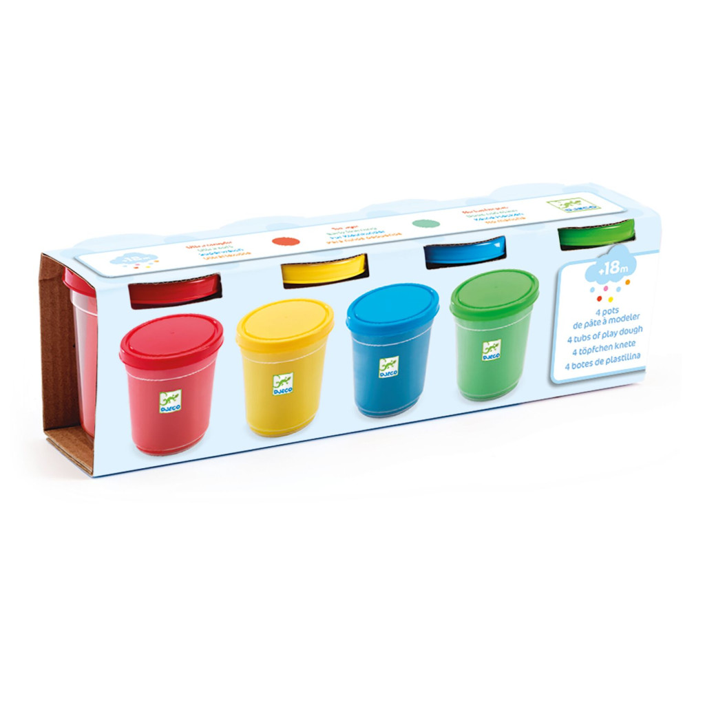 Gyurma - 4 szín pillegyurma - 4 tubs of play dough – fő nézet