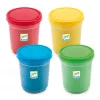 Djeco Gyurma - 4 szín pillegyurma - 4 tubs of play dough, 3–5 év, Többszínű