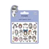 Djeco Mini matrica - Arcképek - Portraits, 3–5 év, Többszínű