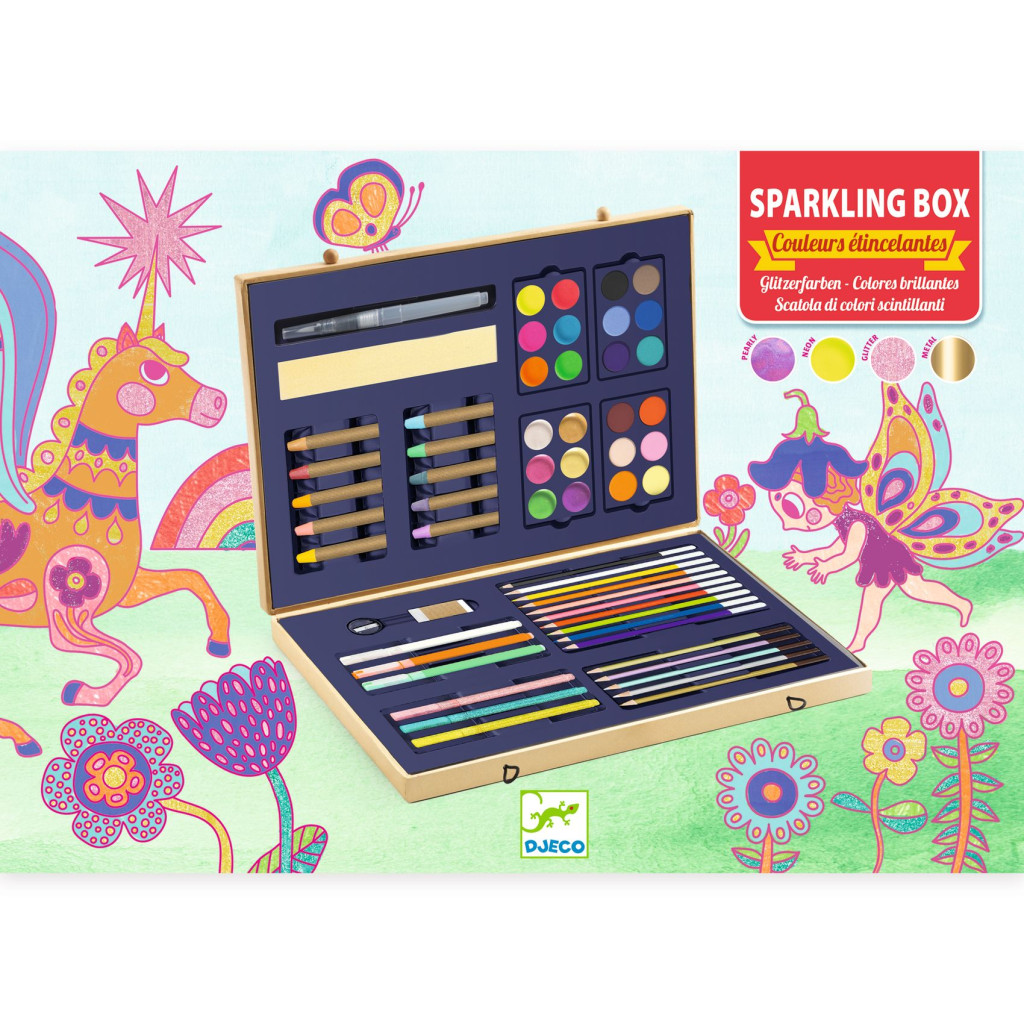 Kreatív eszközök - Festő és rajz készlet - Sparkling box of colours – alternatív kép 1