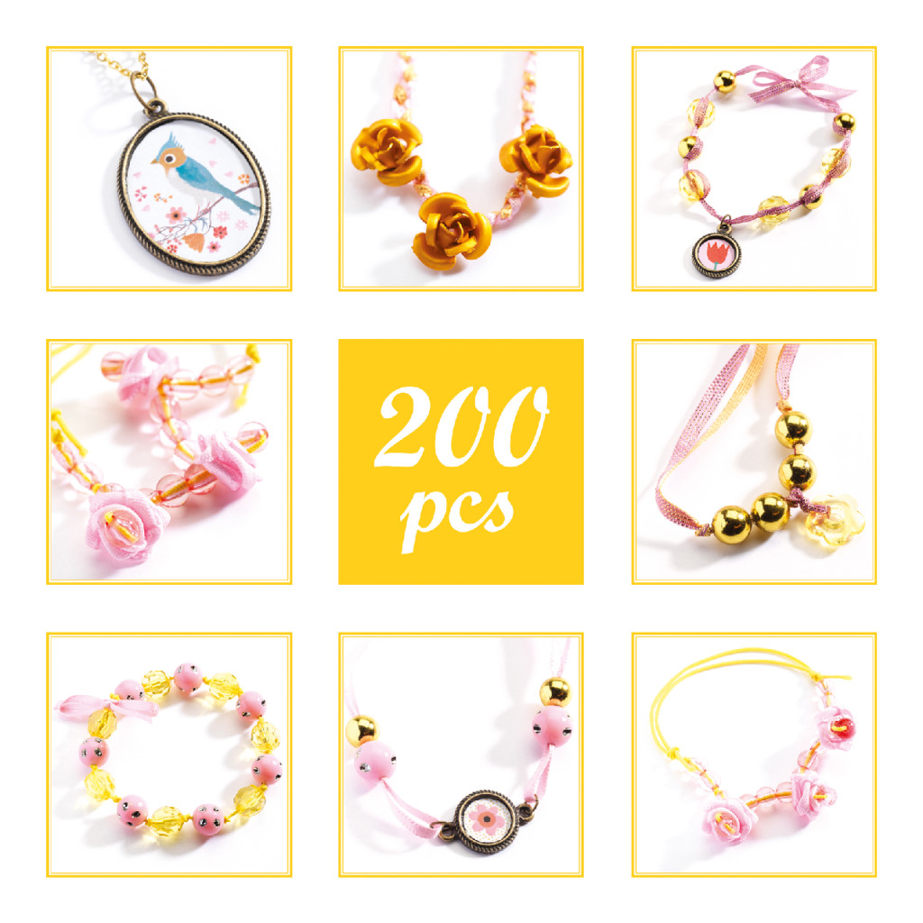 Ékszerkészító készlet - Gyöngyök és virágok - Pearls and flowers – alternatív kép 3