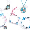 Djeco Ékszerkészító készlet - Gyöngyök és madarak - Pearls and birds, 3–5 év, Többszínű