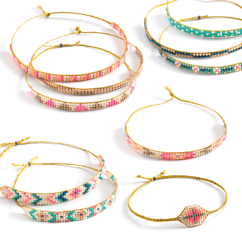 Ékszerkészítő készlet - Karkötők gyöngyszövéssel - Tiny beads – alternatív kép 3