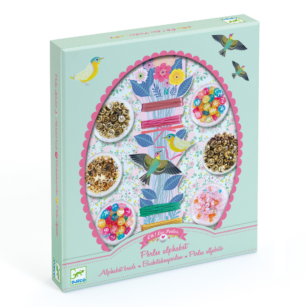 Ékszerkészítő készlet - Betű gyöngyök - Alphabet beads – fő nézet