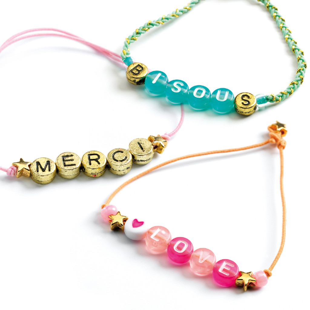 Ékszerkészítő készlet - Betű gyöngyök - Alphabet beads – alternatív kép 2