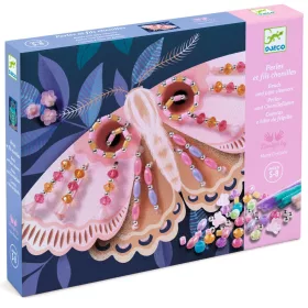 Djeco Fűzős képkészítő - Ragyogás az éjszakában - Light up the night, 3–5 év, Többszínű