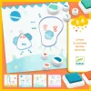 Djeco Kreatív nyomdakészlet - Szörnyikék - Up and away, 3–5 év, Vegyes anyag