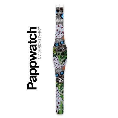 I like paper Papír karóra - GRINSEKATZE - Pappwatch, 6–8 év, Papír karóra - GRINSEKATZE - Pappwatch, Többszínű
