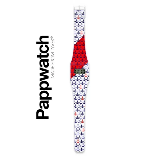 I like paper Papír karóra - ANKERKLAUSE - Pappwatch, 6–8 év, Papír karóra - ANKERKLAUSE - Pappwatch, Többszínű