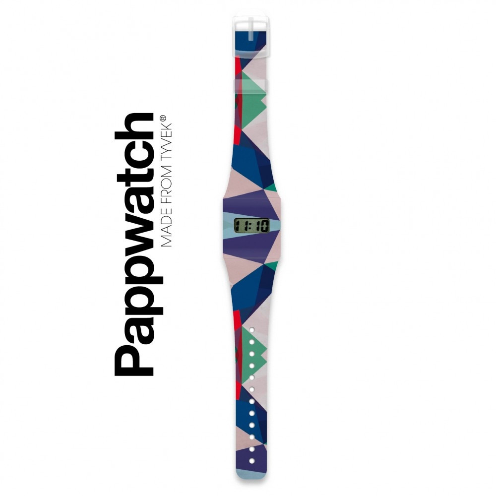 Papír karóra - GEOMETRICAL4 -  Pappwatch – alternatív kép 1