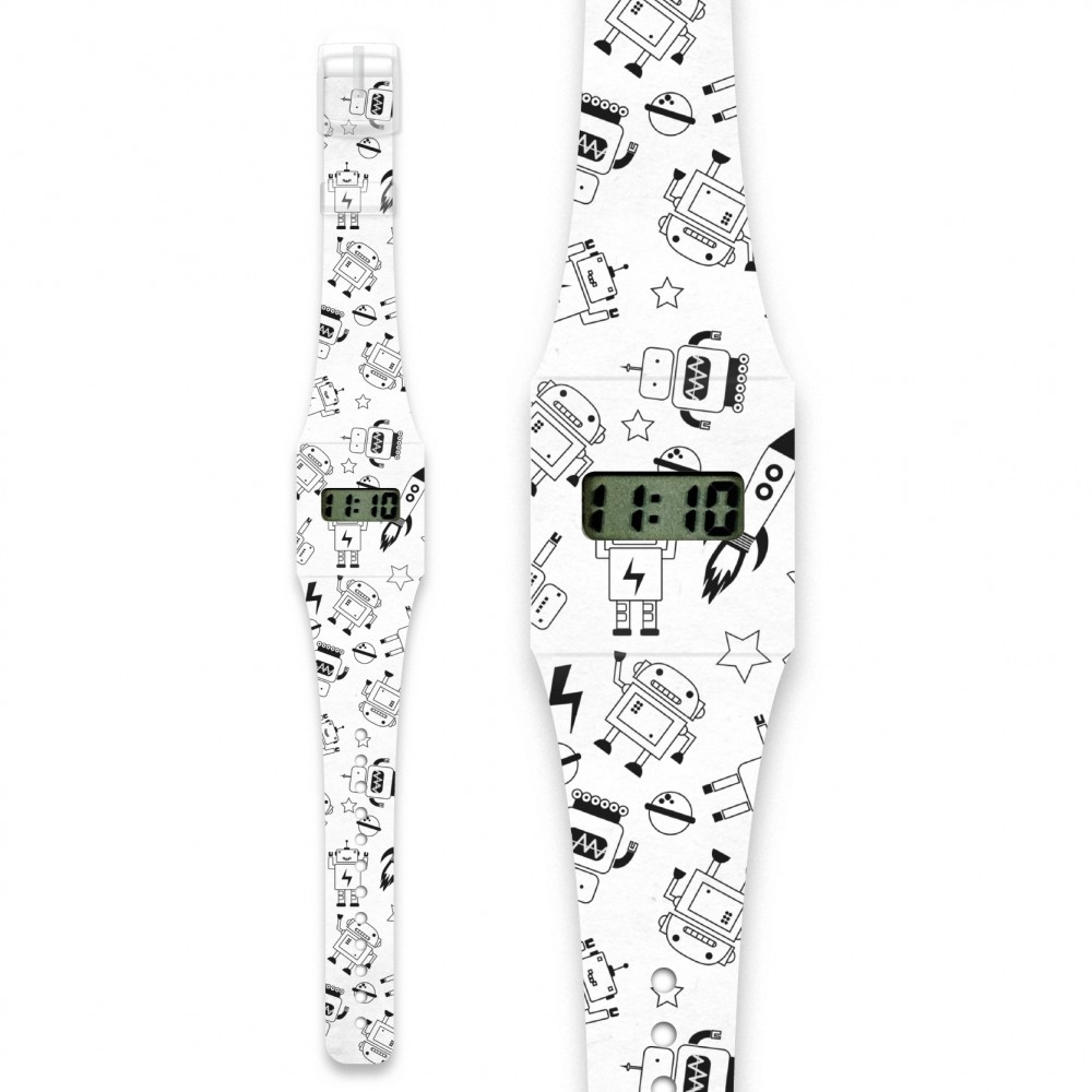 Papír karóra - ROBOTO - Pappwatch – fő nézet