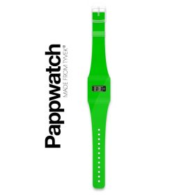 Papír karóra - GREEN / NEON - Pappwatch