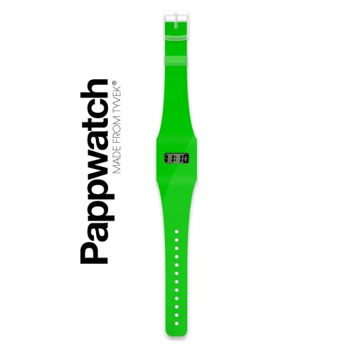 I like paper Papír karóra - GREEN / NEON - Pappwatch, 6–8 év, Zöld