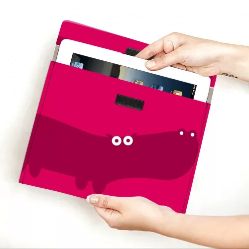I like paper iPad táska - HAPPY HOPPSTER - iPad Case, 6–8 év, Többszínű