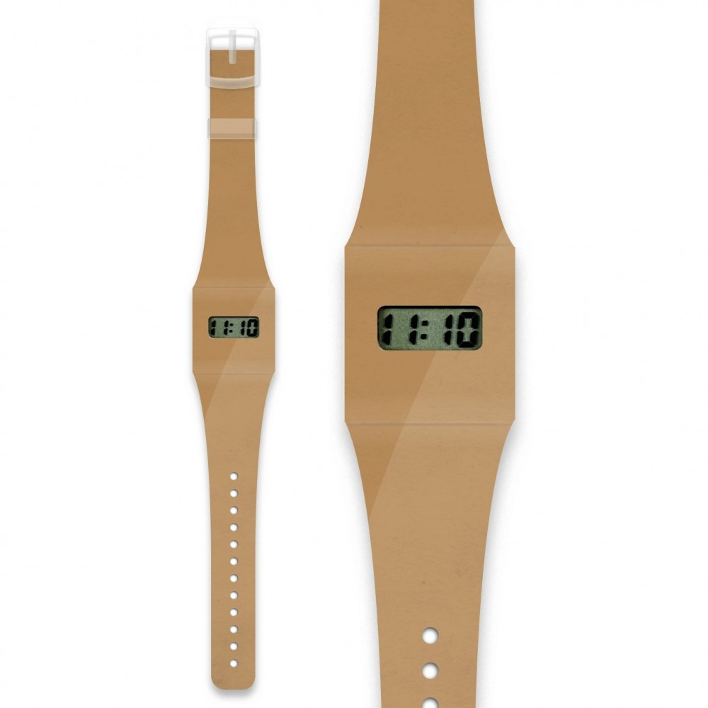 Papír karóra - BRONZE / METALLIC - Pappwatch – fő nézet