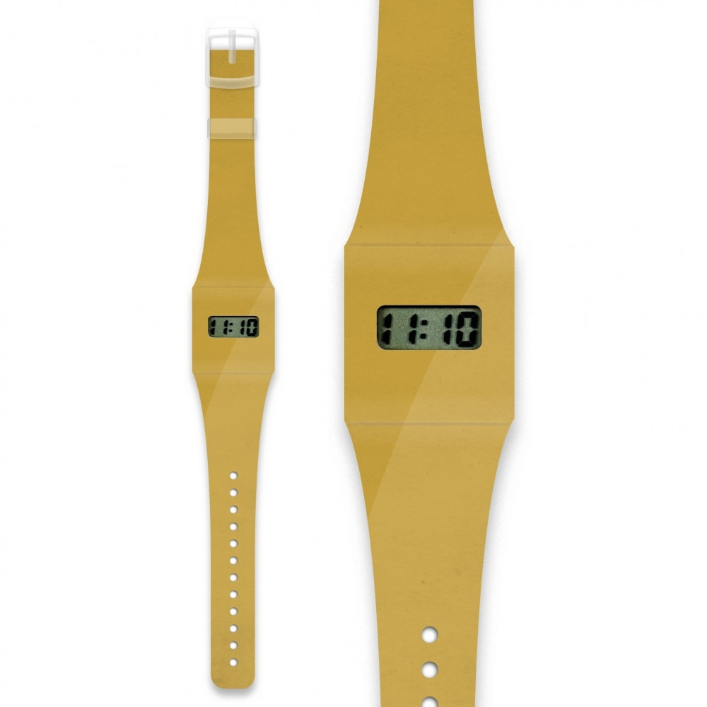 Papír karóra - GOLD / METALLIC - Pappwatch – fő nézet