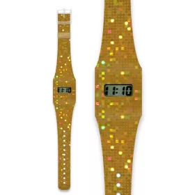 I like paper Papír karóra - GLITZERGOLD / METALLIC - Pappwatch Kids, 6–8 év, Arany
