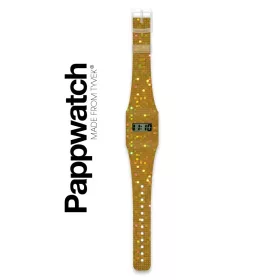 I like paper Papír karóra - GLITZERGOLD / METALLIC - Pappwatch Kids, 6–8 év, Arany