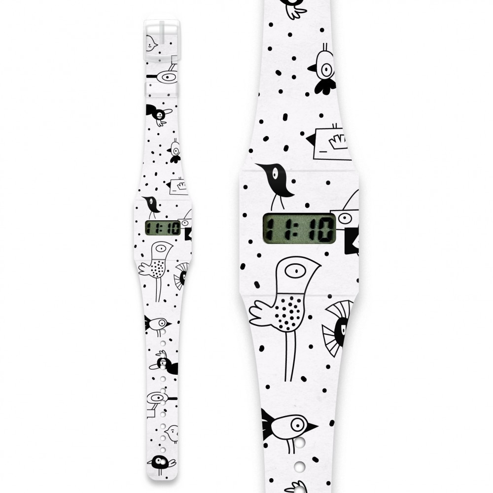 Papír karóra - DOT BIRDS - Pappwatch – fő nézet