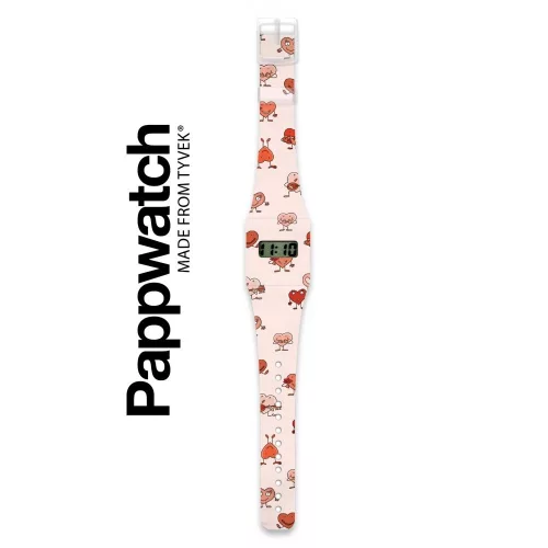 I like paper Papír karóra - HEARTS - Pappwatch Kids, 6–8 év, Többszínű