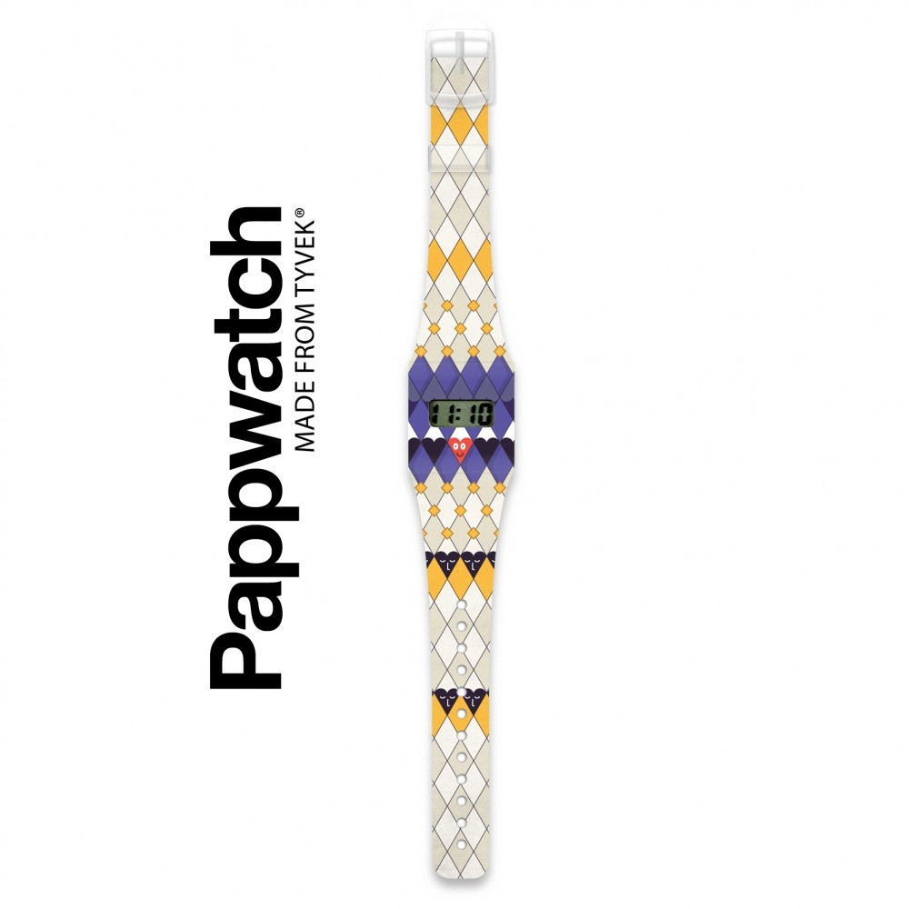 Papír karóra - DIAMONDS - Pappwatch Kids – alternatív kép 1