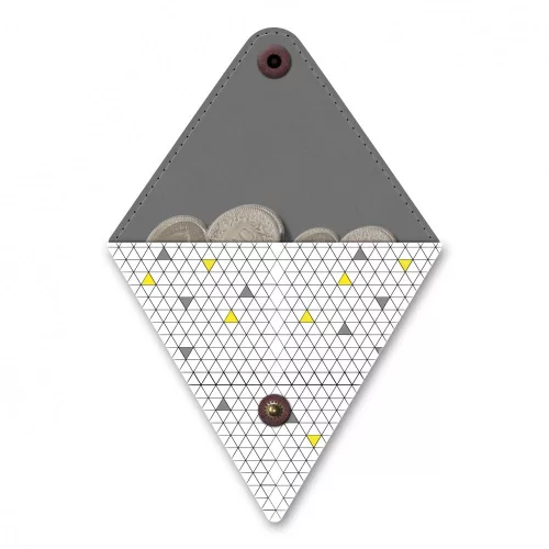 I like paper Háromszög pénztárca - NERDY - Triangle Purse Small, 6–8 év, Többszínű