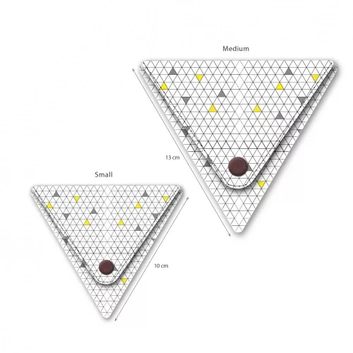 I like paper Háromszög pénztárca - NERDY - Triangle Purse Small, 6–8 év, Többszínű