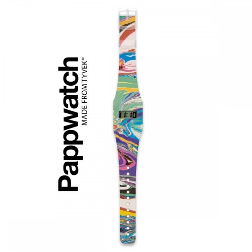 I like paper Papír karóra - MARBLE COLOR - Pappwatch, 6–8 év, Többszínű
