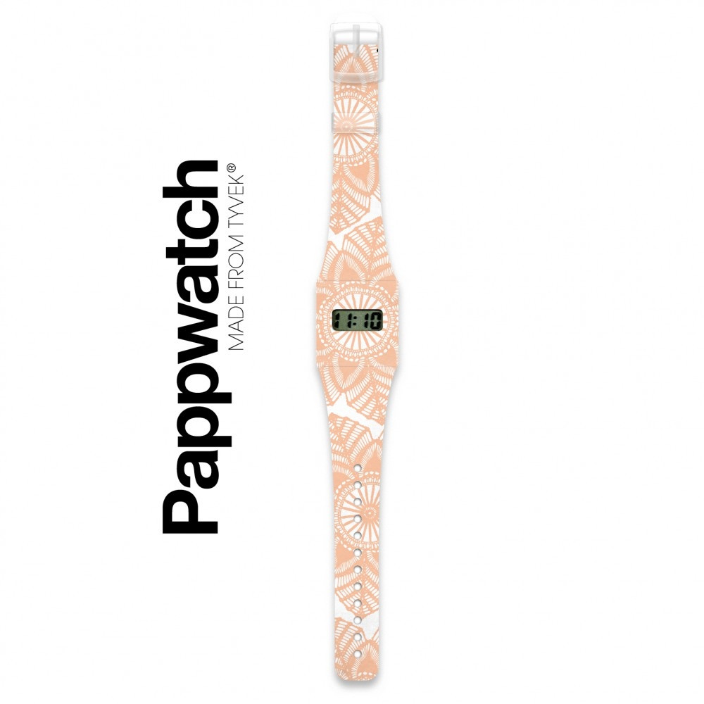 Papír karóra - SNOWFLAKES -  Pappwatch – alternatív kép 1