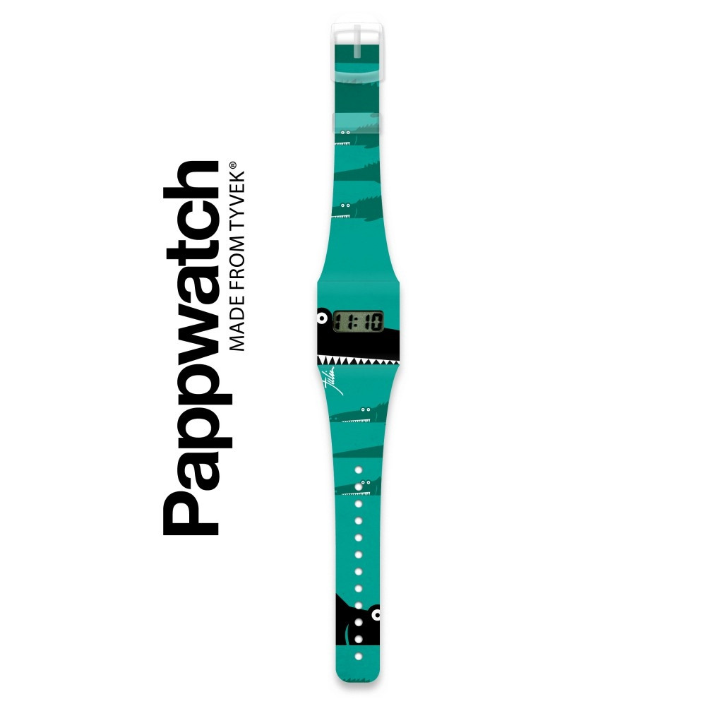 Papír karóra - ALLIGATOR - Pappwatch – alternatív kép 1