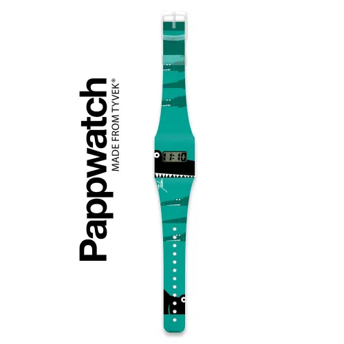 I like paper Papír karóra - ALLIGATOR - Pappwatch, 6–8 év, Többszínű