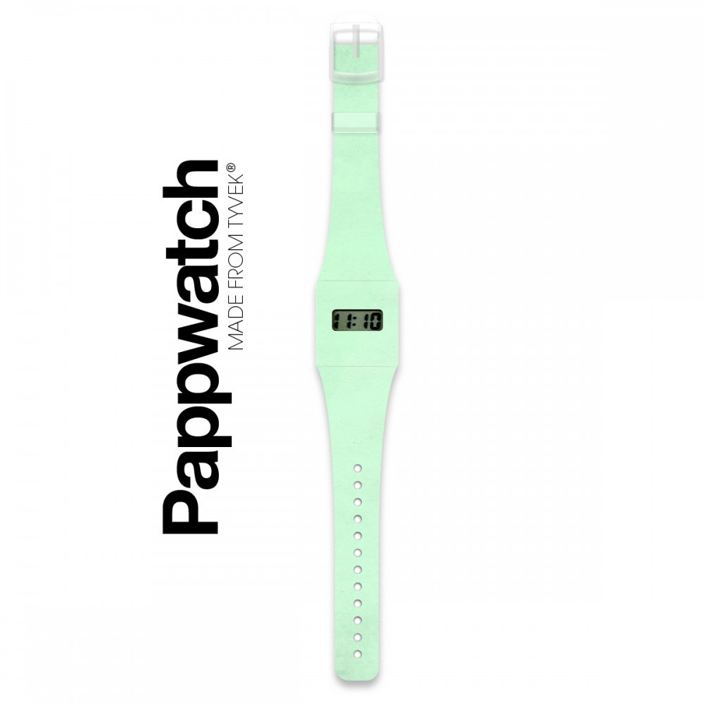 Papír karóra - MINTY / PASTELL - Pappwatch – alternatív kép 1