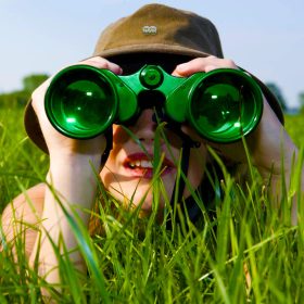   Kétcsövű zöld gyerektávcső - Special 40 Green Binocular with Case