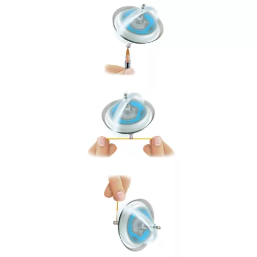 Ledes csodagiroszkóp - UFO Lighting Gyroscope