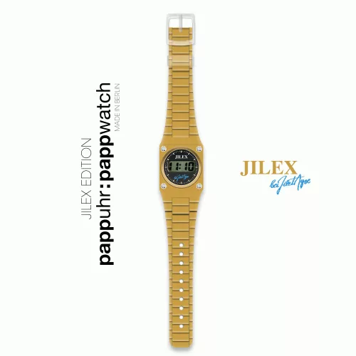 I like paper Papír karóra - JILEX - Pappwatch, 6–8 év, Többszínű