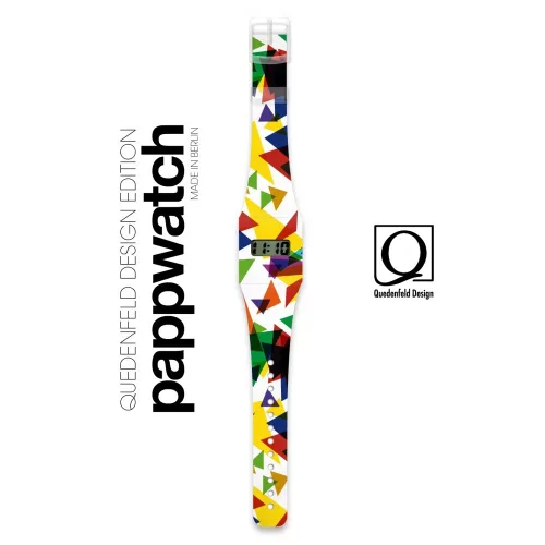I like paper Papír karóra - TRIANGLE - Pappwatch, 6–8 év, Többszínű