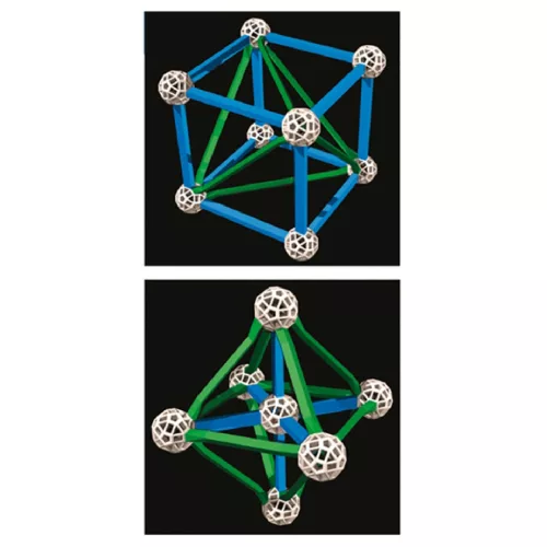 Tudományos modellező készlet - Zöld pálcák - Green Lines