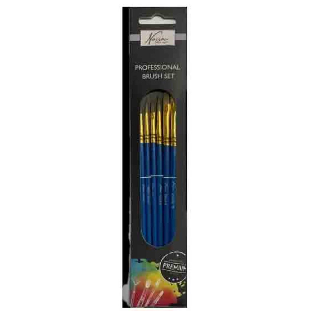 Nassau Professzionális ecset készlet 6 db-os CraftArt – fő nézet