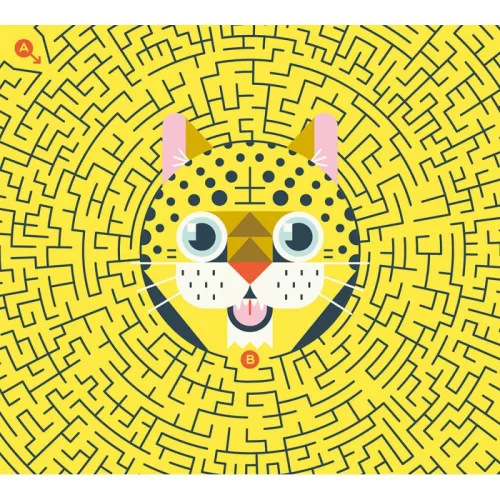 Letörölhető fejtörő feledatkártyák, Labirintusok Auzou