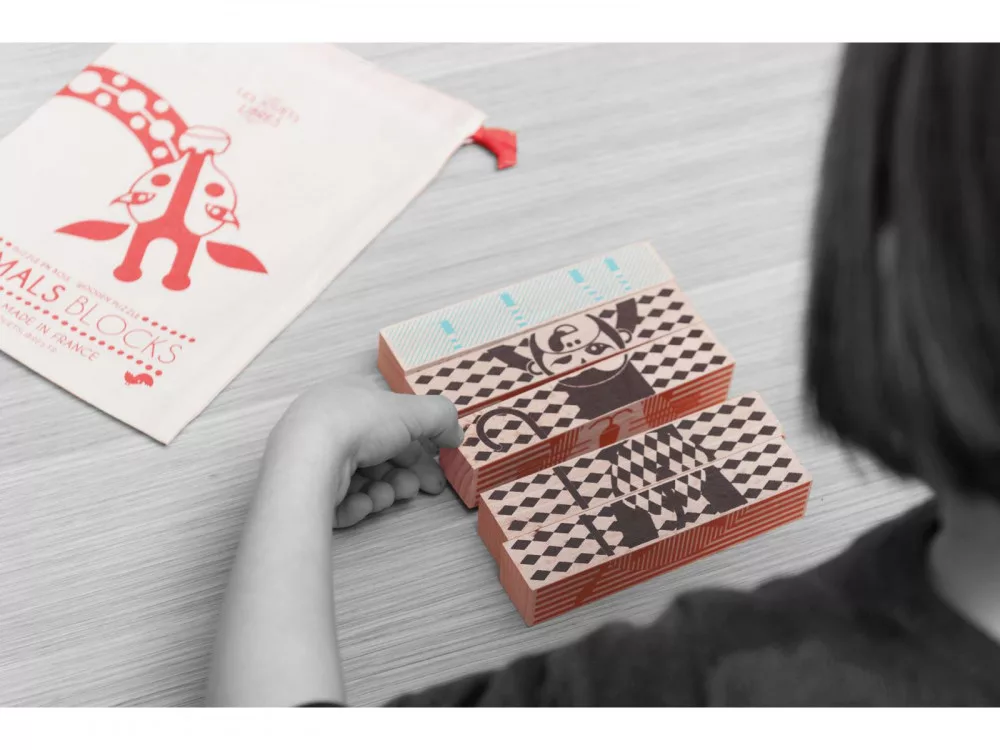 Fa kirakós blokkok, Állatok Auzou alternatív kép 2