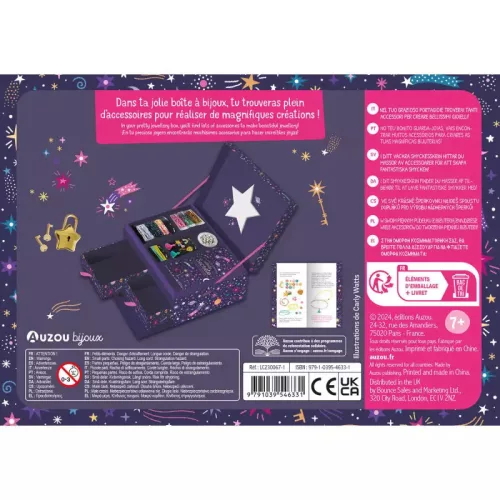 Titkos ékszerdobozom, ékszer készítő készlet Auzou