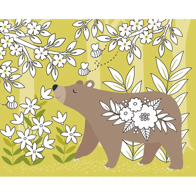 Akvarell festő készlet, Elvarázsolt erdő Auzou alternatív kép 1