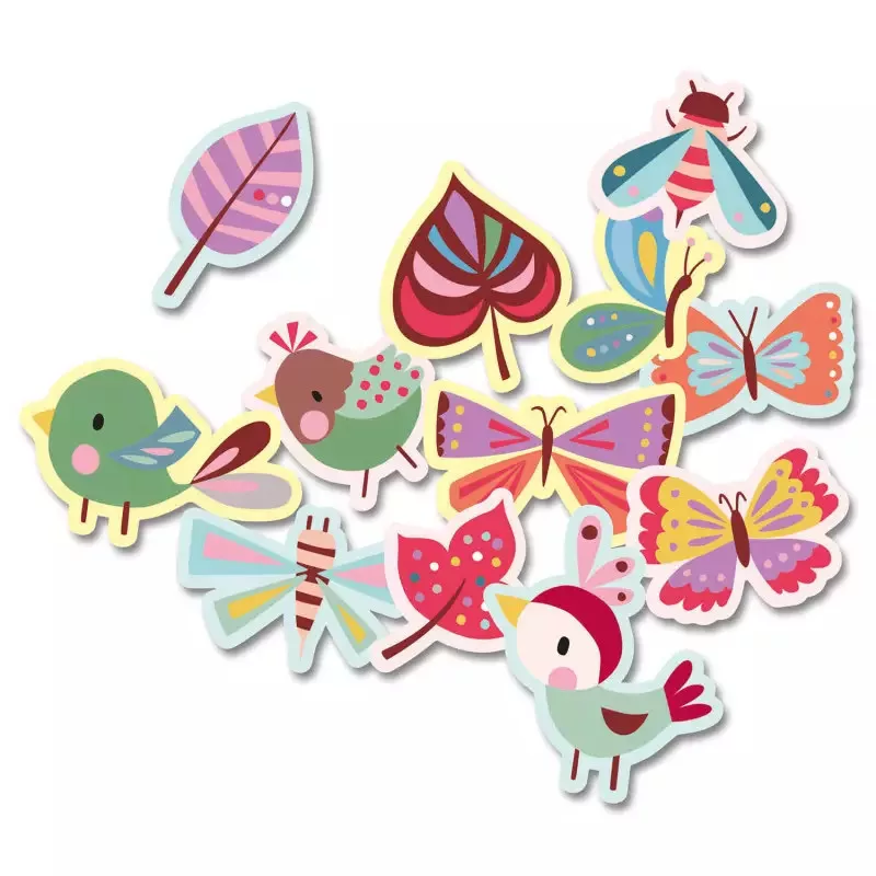 100 db-os matrica készlet, Természet Auzou alternatív kép 1